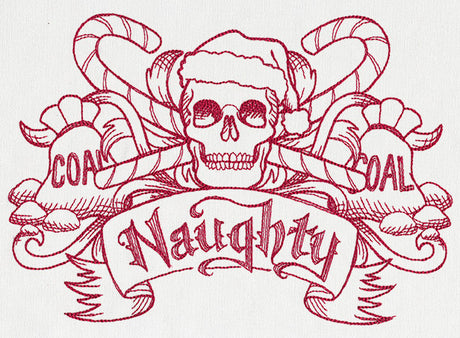 Naughty Christmas Crest