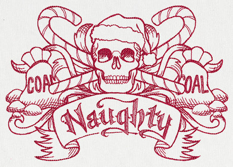 Naughty Christmas Crest