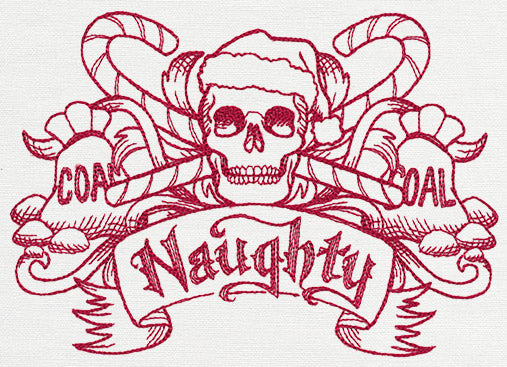 Naughty Christmas Crest