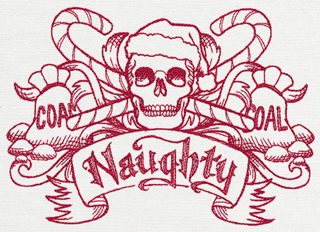 Naughty Christmas Crest