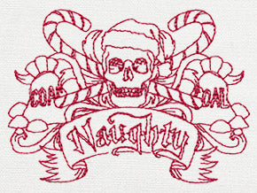 Naughty Christmas Crest