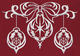 White Christmas - Draped Ornaments