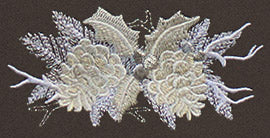 Christmas Luster - Pinecone Border