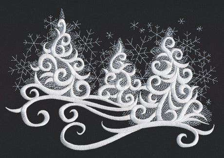 Snow Tipped Trees