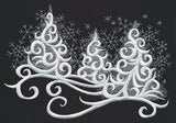 Snow Tipped Trees