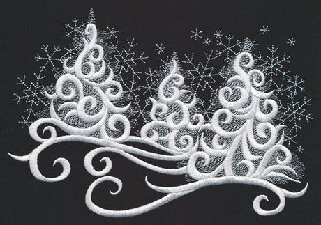 Snow Tipped Trees