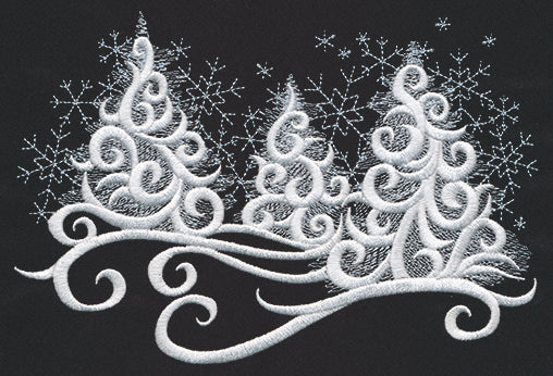 Snow Tipped Trees