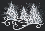 Snow Tipped Trees