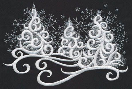 Snow Tipped Trees