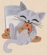 Feline Festive - Milk & Cookies Kitty