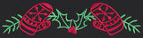 Chalkboard Christmas - Mitten Border