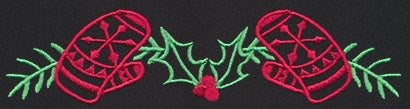 Chalkboard Christmas - Mitten Border