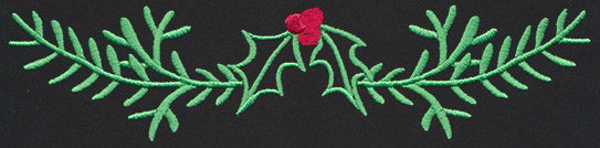 Chalkboard Christmas - Holly Border 1