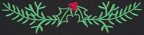 Chalkboard Christmas - Holly Border 1