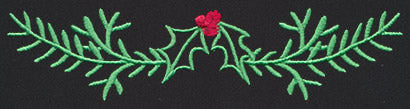 Chalkboard Christmas - Holly Border 1