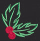 Chalkboard Christmas - Holly