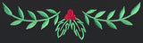 Chalkboard Christmas - Holly Border 2