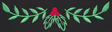 Chalkboard Christmas - Holly Border 2