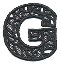 Bunting Letter G (Lace)