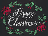 Chalkboard Christmas - Happy Christmas