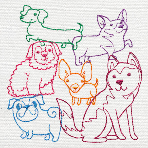 Canine Collage