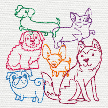 Canine Collage