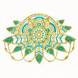 Bohemian Gold - Feathers Medallion