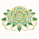 Bohemian Gold - Feathers Medallion