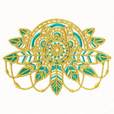 Bohemian Gold - Feathers Medallion
