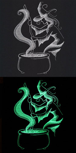 Halloween Glow - Witch's Cauldron
