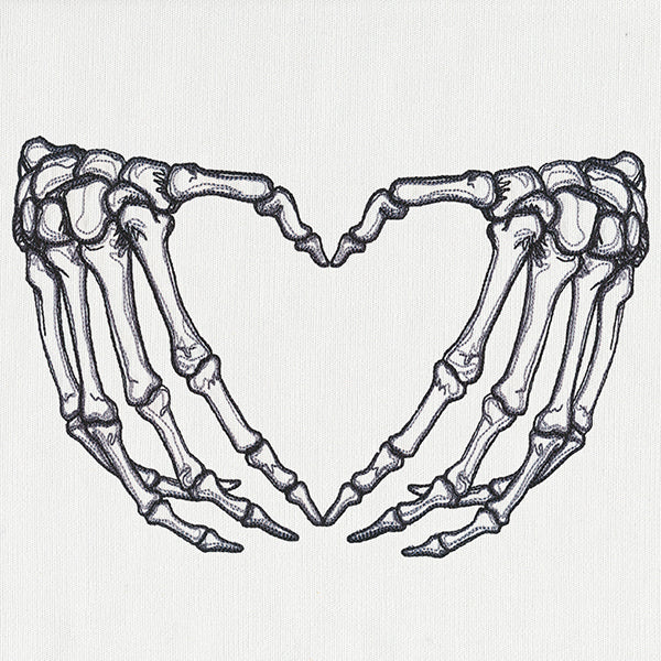 Skeleton Heart Hands