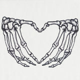 Skeleton Heart Hands