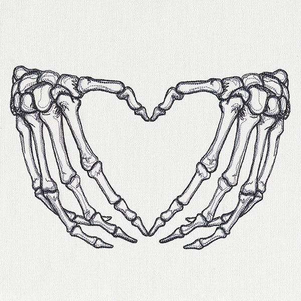 Skeleton Heart Hands
