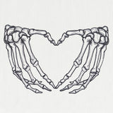 Skeleton Heart Hands