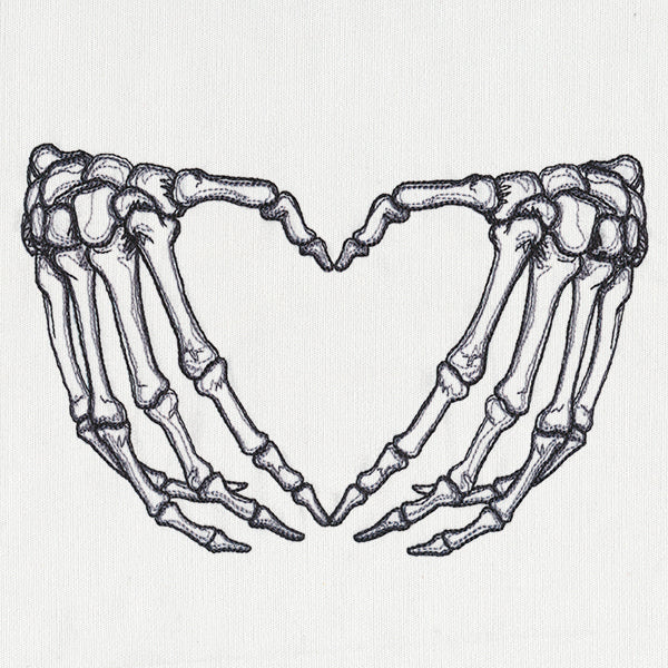 Skeleton Heart Hands