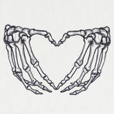 Skeleton Heart Hands