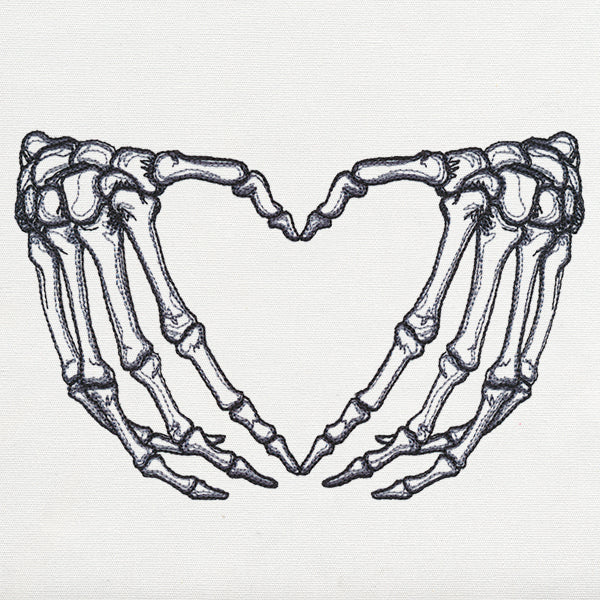 Skeleton Heart Hands