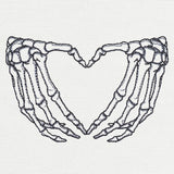 Skeleton Heart Hands