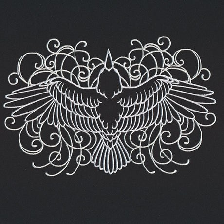 Scrolled Raven