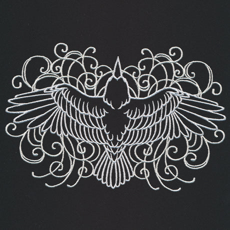 Scrolled Raven
