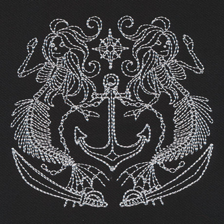Mermaid Skeleton Crest