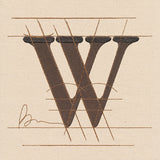 Drafting Letter W