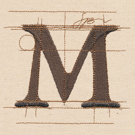 Drafting Letter M