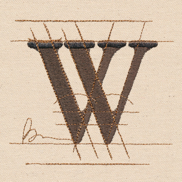 Drafting Letter W
