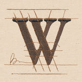 Drafting Letter W