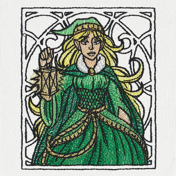 Art Nouveau Christmas - Elf