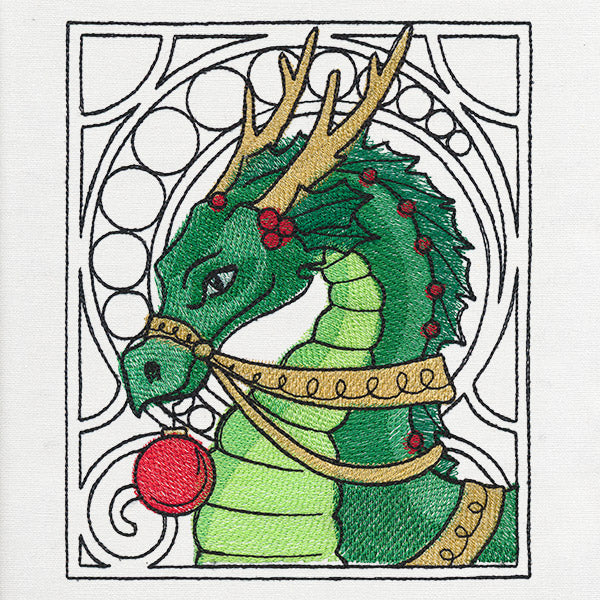 Art Nouveau Christmas - Dragon