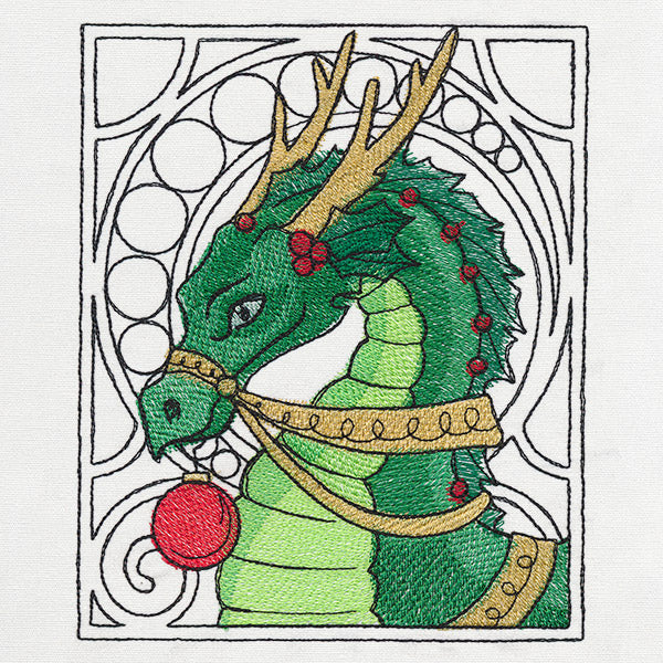 Art Nouveau Christmas - Dragon