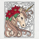 Art Nouveau Christmas - Unicorn