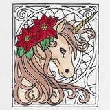 Art Nouveau Christmas - Unicorn